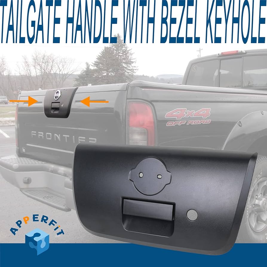 Amazon.com: APPERFiT Tailgate Handle w/Bezel & Keyhole Compatible